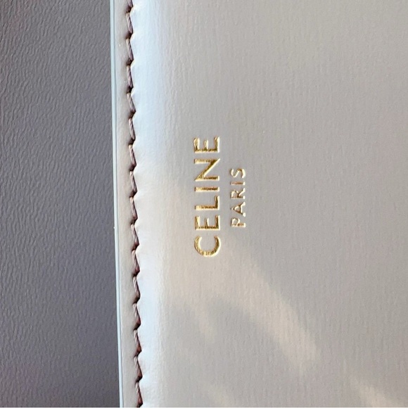 Celine Teen Triomphe Crossbody Bag Grey - Picture 6 of 8